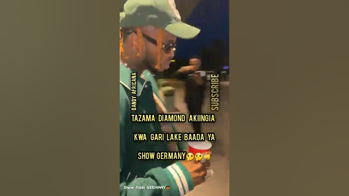 TAZAMA DIAMOND AKIINGIA KWA GARI LAKE BAADA YA SHOW GERMANY🤔🤔👊💪