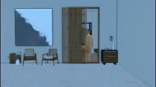 [sims4] algu - Wooden sliding door Link