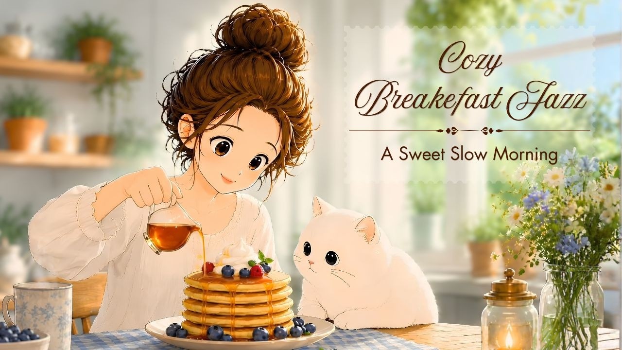 Soft Jazz โ Morning Playlist ๐ฅ | Blueberry Pancakes | Coffee and Honey on a Slow Morning