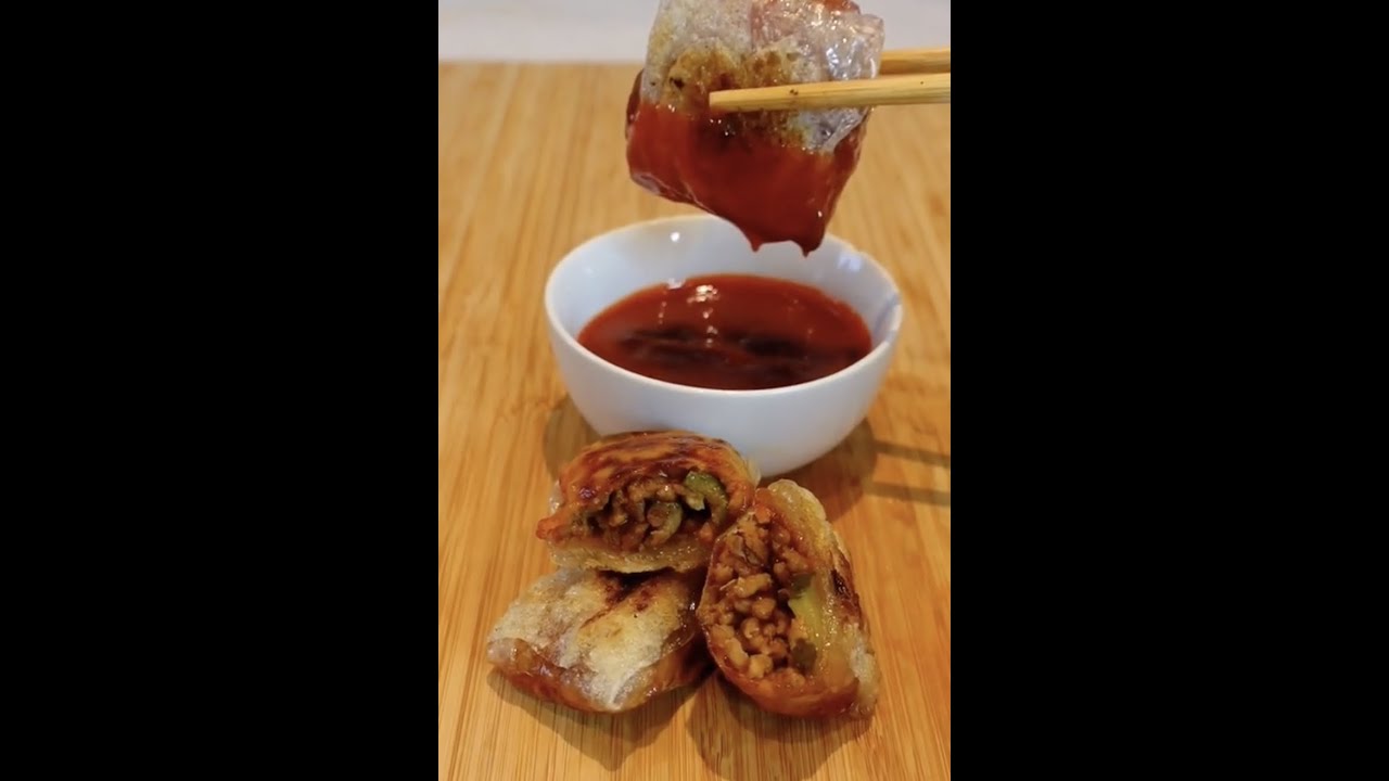 CHEESEBURGER Rice Paper Dumplings 🤯 