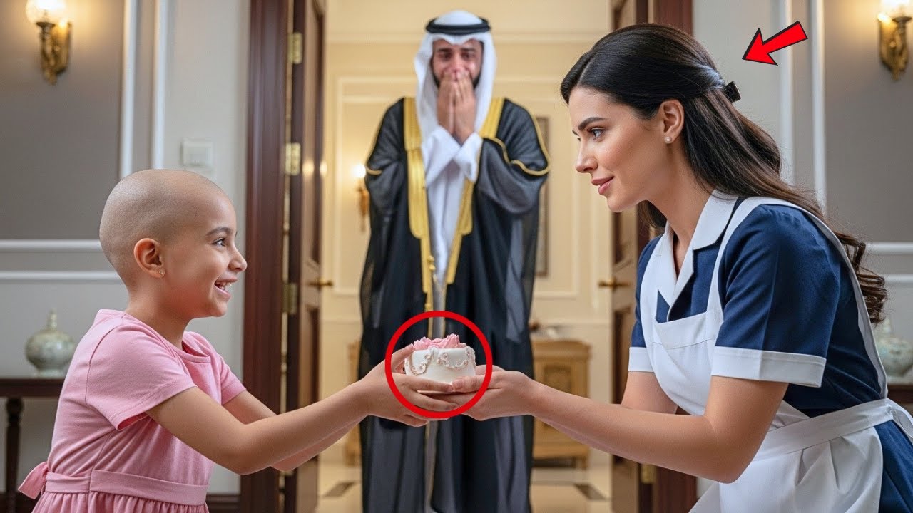 أعطوها ستة أشهر من الحياة، لكن المربية فعلت شيئًا جعل الملياردير العربي يبكي...