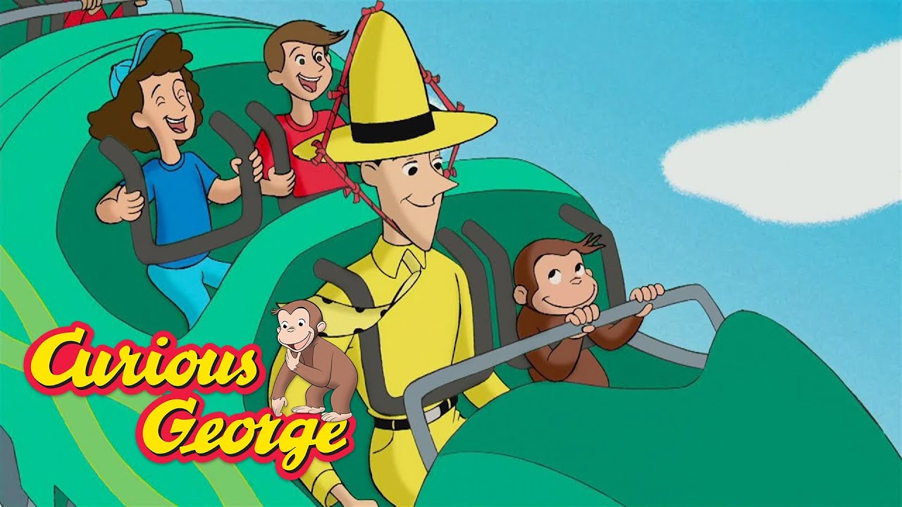 George Rides the Rollercoaster! 🐵 Curious George 🐵 Kids Cartoon 🐵 Kids ...
