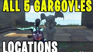 All 5 gargoyle locations on fortnite