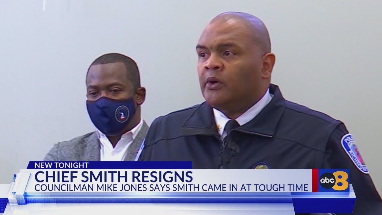 Richmond City Councilman Mike Jones says resigning Police Chief Gerald ...