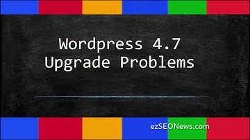 FIXED: Wordpress 4.7.Upgrade Problem