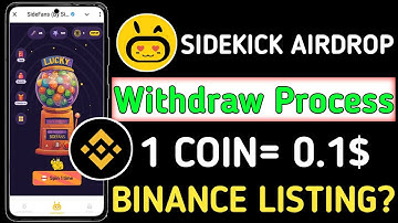 Sidekick airdrop withdraw process || Sidekick airdrop new update || Sidekick airdrop wallet Connect
