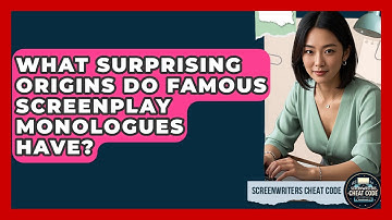 What Surprising Origins Do Famous Screenplay Monologues Have? - Screenwriter
