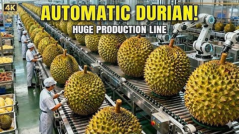 Inside a Modern Durian Processing Factory: From Harvest to Frozen Puree