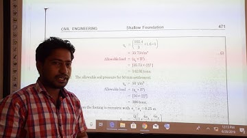 Numerical on Terzaghi Bearing Capacity Theory