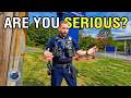 Corrupt Cop Melts Down Over ID Refusal on Public Sidewalk | Corrupt Cops Caught