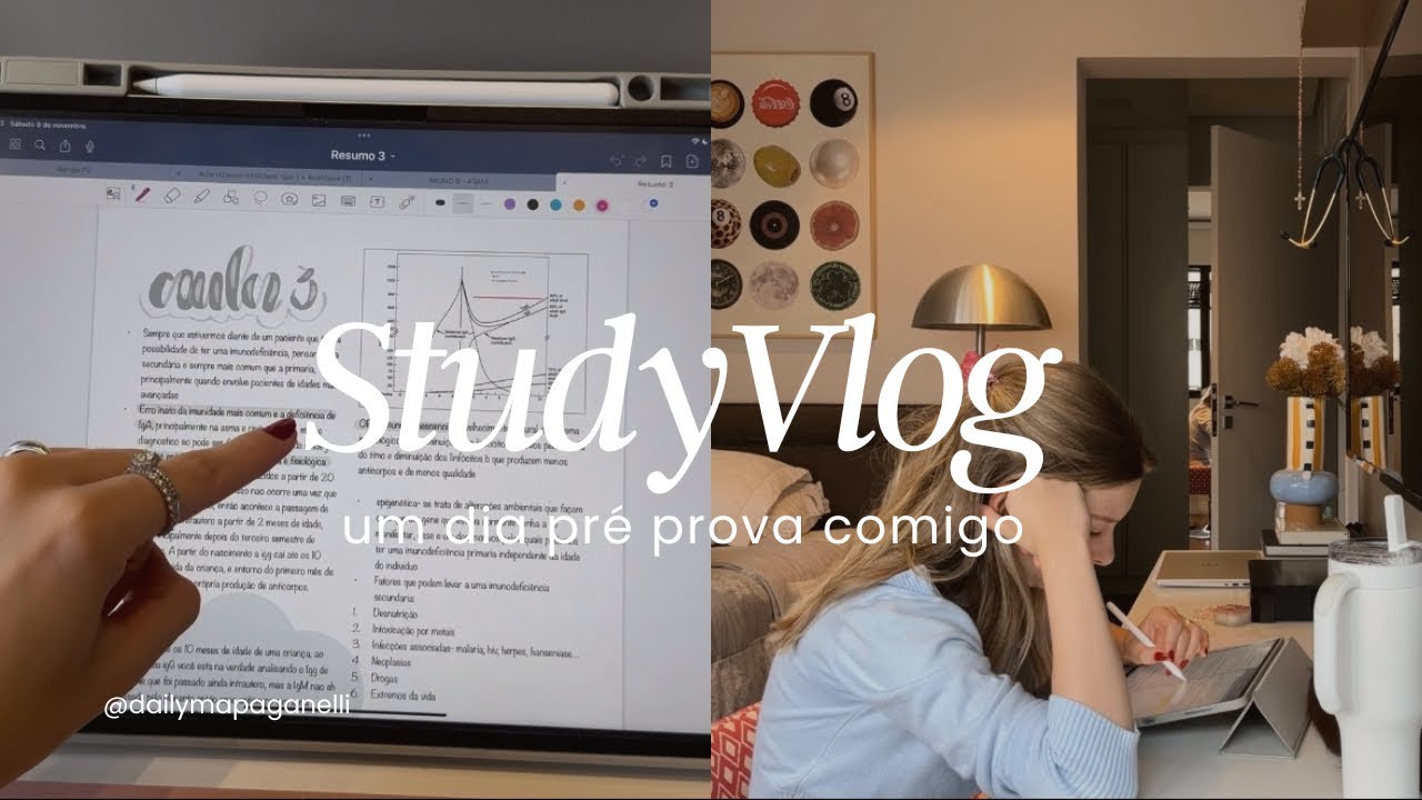MEDVLOG | study vlog de uma estudante de medicina💞🩺📖