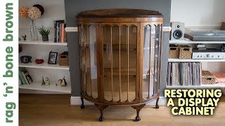 Repairing A Vintage Display Cabinet (Part 2 of 2) In this video I repair and restore a vintage display cabinet. I sand and re-finish the top, re-finish the legs and make new shelves for it.