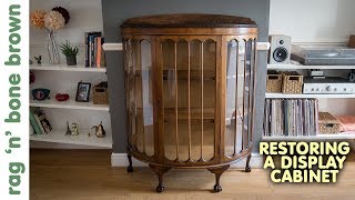 In this video I repair and restore a vintage display cabinet. I sand and re-finish the top, re-finish the legs and make new shelves for it. 