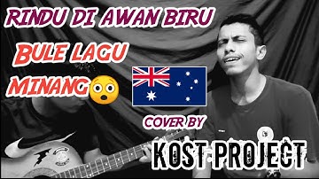 BULE NYANYI MINANG BOY SHANDY-RINDU DI AWAN BIRU. COVER lagu minnag