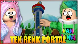 TEK RENK PORTAL CHALLENGE | SURVIVE THE LOOKOUT TOWER ROBLOX TÜRKÇE | HAN KRAL EKİP