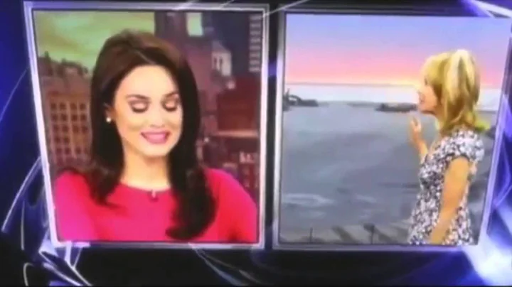 Anchor & Meteorologist Bicker on Live TV!