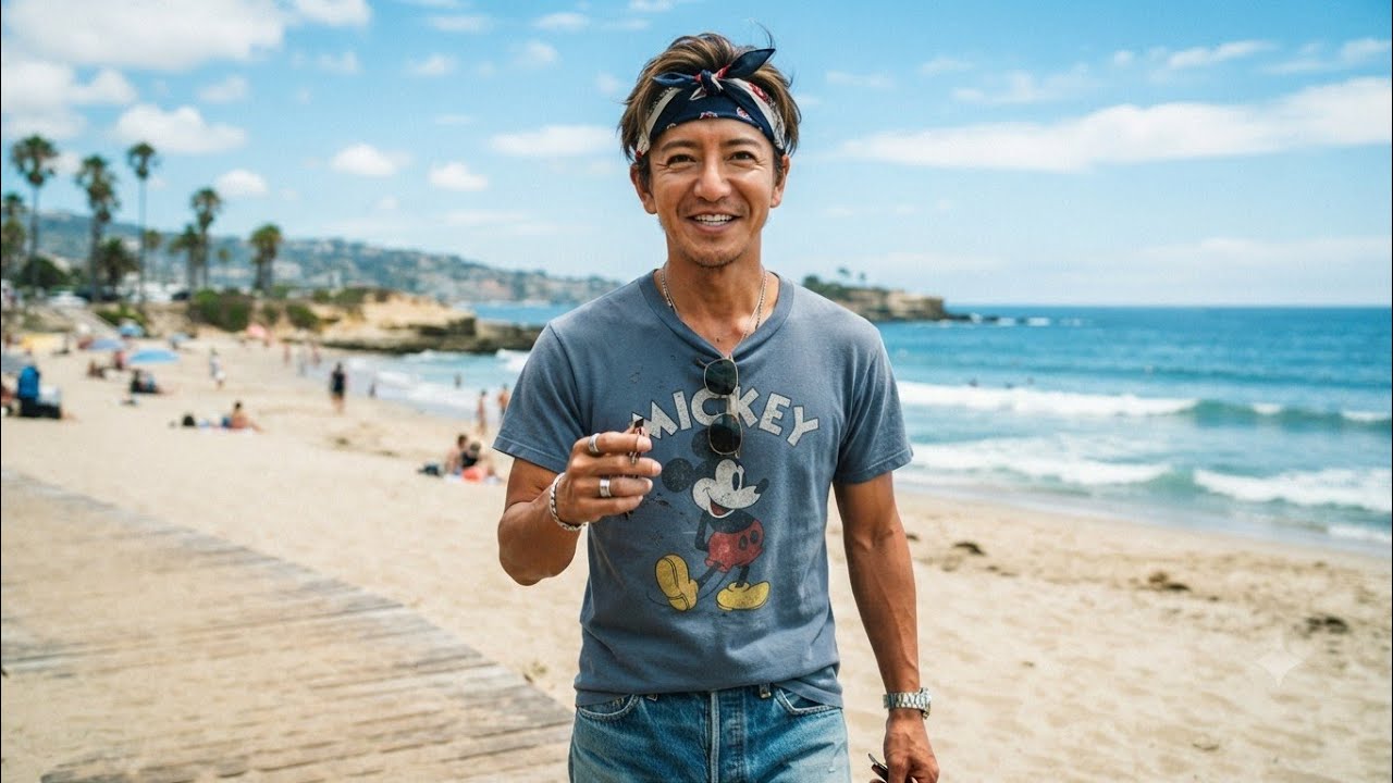 ✨🏖️🌊 木村拓哉、夏全開の最新スタイル披露！😲🔥 ミッキーT＆