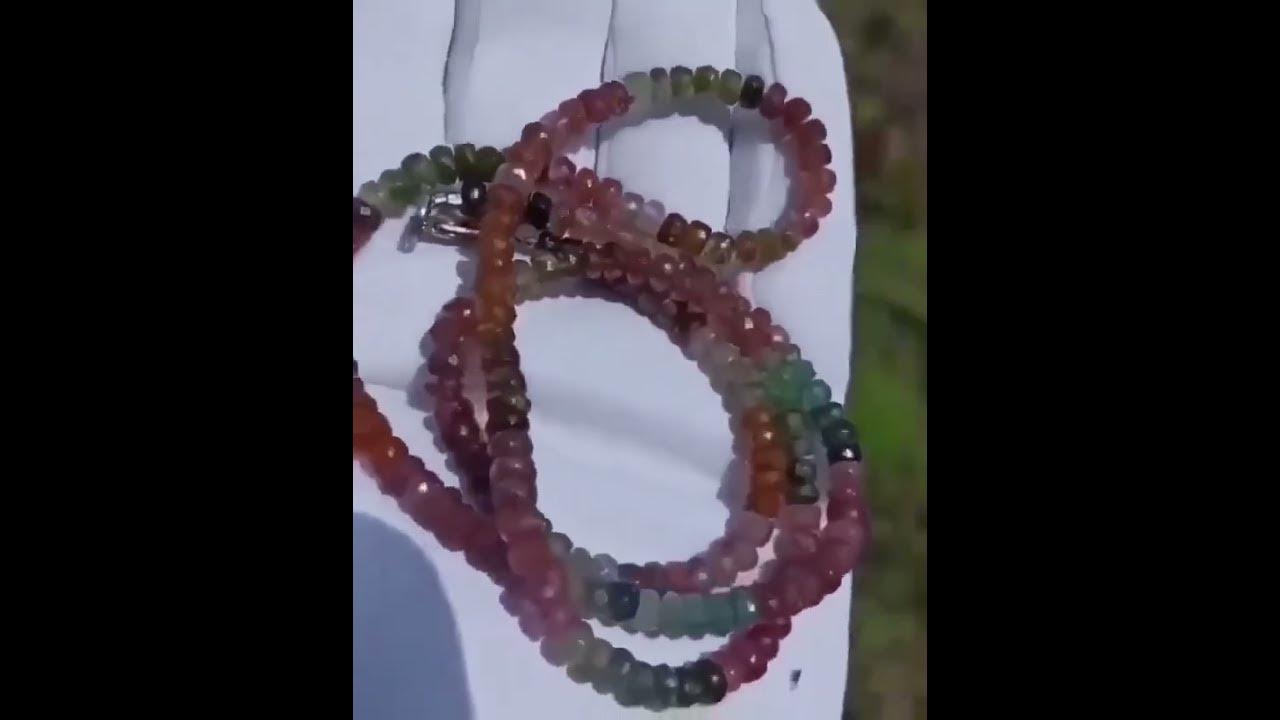 Турмалиновые бусы 🌺7500р🌺 р.49см #турмалин #натуральныекамни # ...