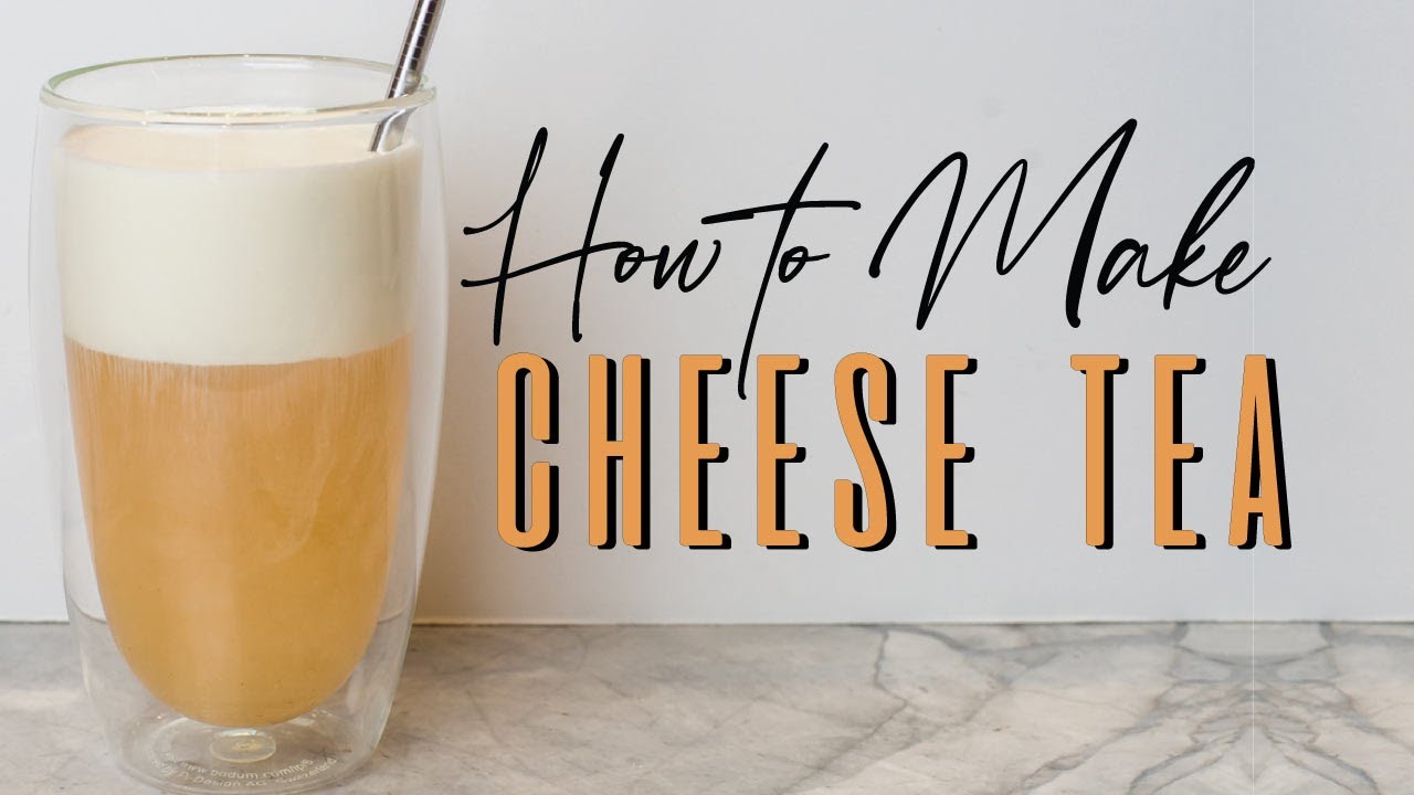 HOW TO MAKE SALTED CREAM CHEESE FOAM LIGHT, EASY TO MAKE AND SIMPLY