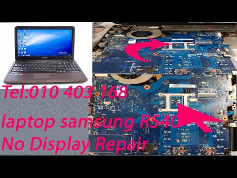 How to fix laptop samsung R540 no display charging repair