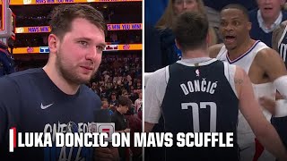 Luka Doncic on scuffle with Russell Westbrook: I don't know what happened ‍♂ | NBA on ESPN