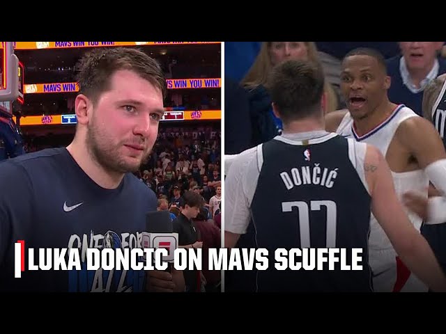 Luka Doncic on scuffle with Russell Westbrook: I don