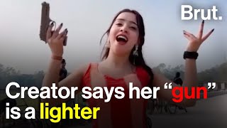 Girl flaunts “gun”… but she says it’s a lighter by Brut India 7,667 views 1 day ago 3 minutes, 5 seconds