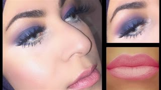 Easy Blue Smokey Eyes- عيون سموكي أزرق بطريقة سهله