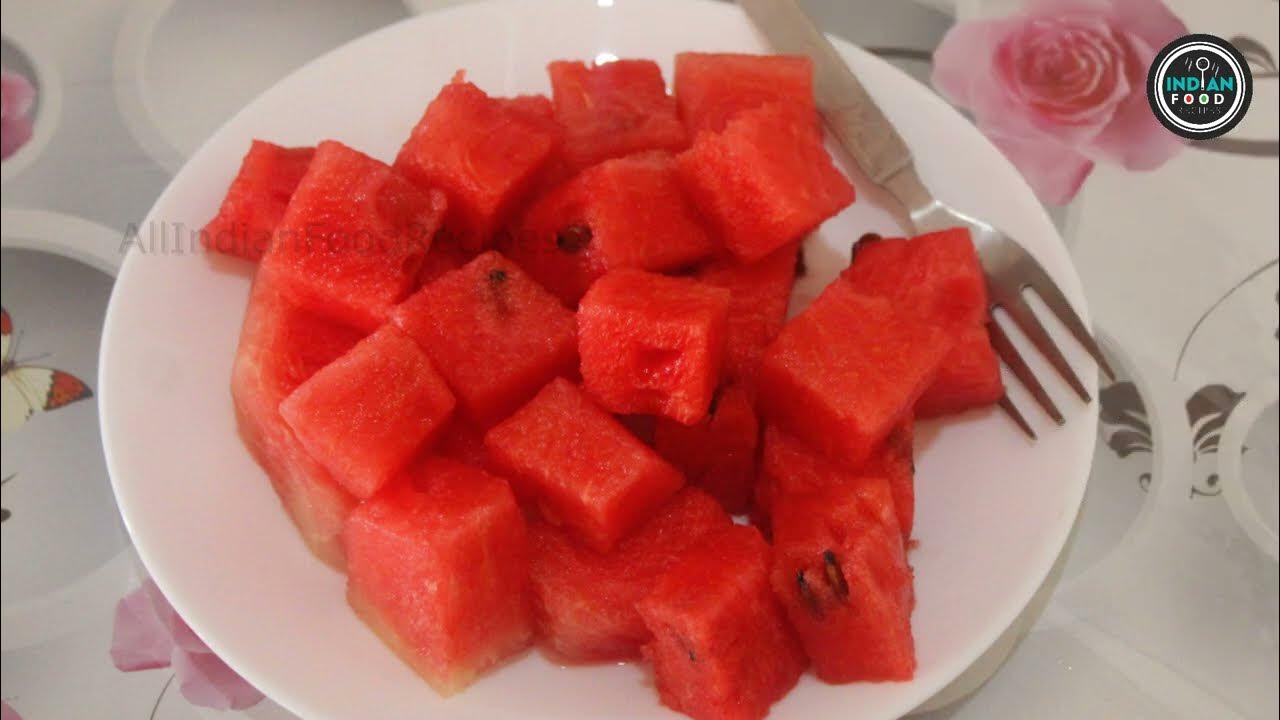 How to Cut a Watermelon Watermelon Cutting Tricks YouTube