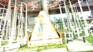 (haifa daniya) 2y11m- my brave litte girl on swing ride uncle ringo