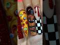 Five nights at freddys on nailswould you wear thesenailart nails fnaf shorts