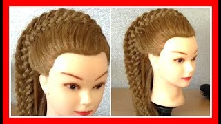 WOVEN CROWN BRAID HAIRSTYLE / HairGlamour Styles /  Braids Hair Tutorial