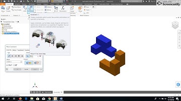How to assembly your puzzle cube in inventor.