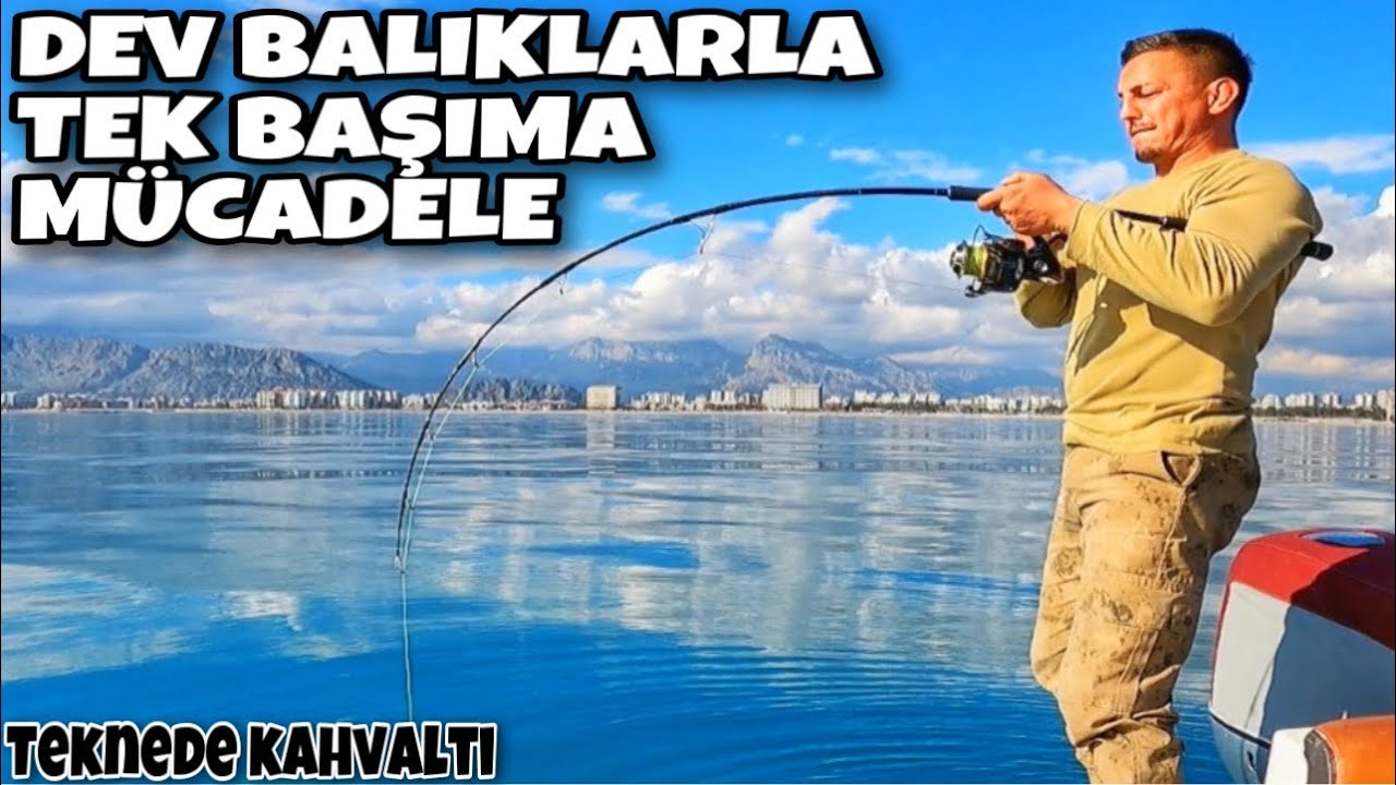 Denizde Tek Başıma! Az Kalsın Bayılacaktım/Aksiyon ve Adrenalin Yüklü/Teknede Kahvaltı Yaptık!