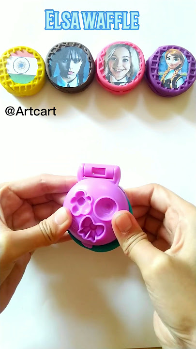making clay waffle #shorts #youtubeshorts