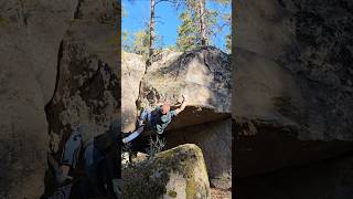 Nils-Magne, hard as a rock 7A - Skutberget, Sweden #climbing #bouldering #holiday #sweden #fun