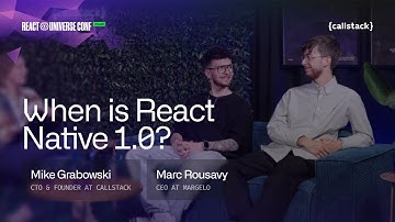 Nitro Modules & The Road to React Native 1.0 With Mike Grabowski & Marc Rousavy
