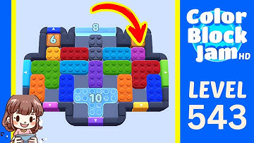 Color Block Jam Level 543 Solution Walkthrough
