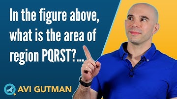 In the figure above, what is the area of region PQRST ? DS74602.01