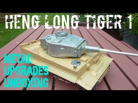 Heng Long RC 1:16 Tiger 1 Tank Metal Parts Unboxing