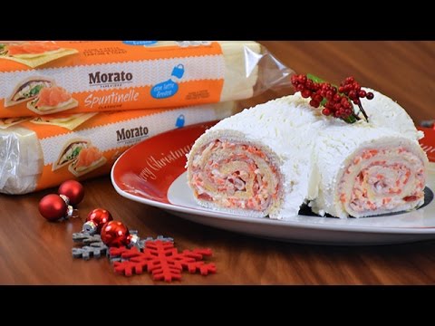 Tronchetto Di Natale Salato Giallo Zafferano.Tronchetto Di Natale Salato Ricetta Di Fidelity Cucina Youtube
