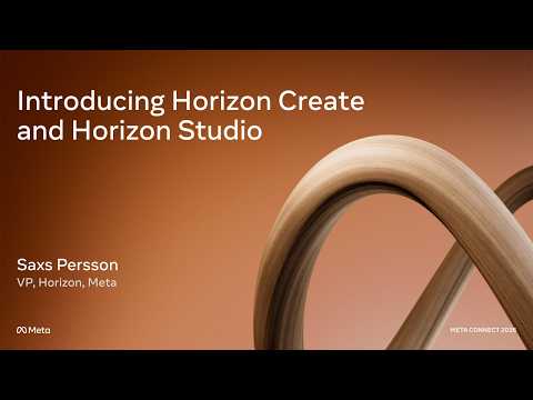 [ASL] Introducing Horizon Create and Horizon Studio