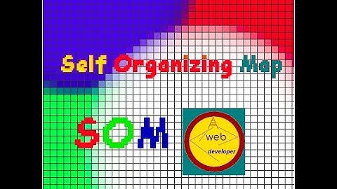 Нейронная сеть. Machine learning. SOM. Самоорганизующаяся карта Кохонена. Обучение без учителя JS.