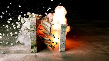 Blender Fracture Modifier Wall Shot [2.79]