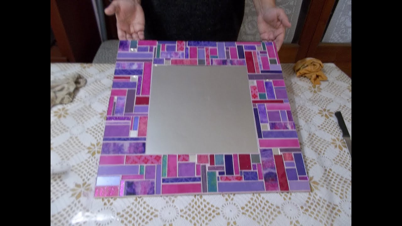 Como hacer un espejo en Vitromosaico | Tutorial Parte 1-2