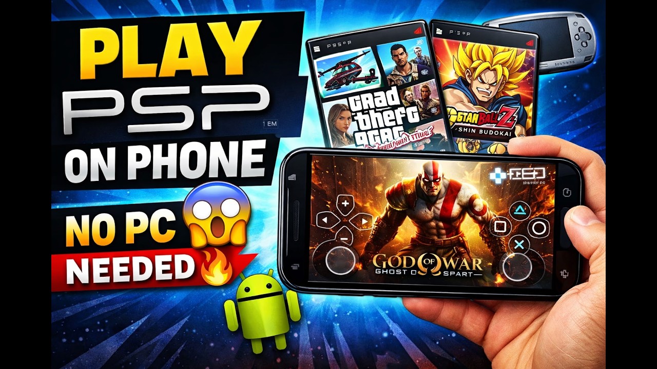 HOW TO PLAY PSP GAMES ON ANDROID AND WHERE TO DOWNLOAD GAMES OF PSP
