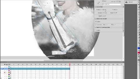 Bone Tool Adobe Flash CS5 Tutorial - Help with the bone tool and bitmap or jpeg files Part 2