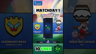 MatchDay 1! 10 Free Chaosdrops in the New Adidas Starr Cup Event! #brawlstars