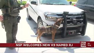 Nebraska State Patrol’s Kearney troop adds new K-9 officer