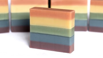 Rainbow Soap Making using Natural Colorants